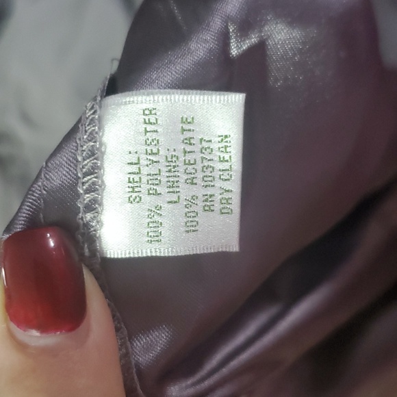 Donna Morgan Strapless Chiffon Maxi Dress - Picture 5 of 7